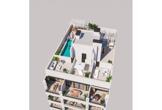 Appartement - Nouvelle construction - Torrevieja - Playa de El Cura
