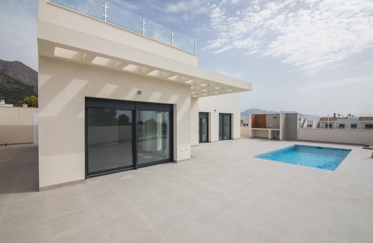 New Build - Detached Villa - Polop - Alberca