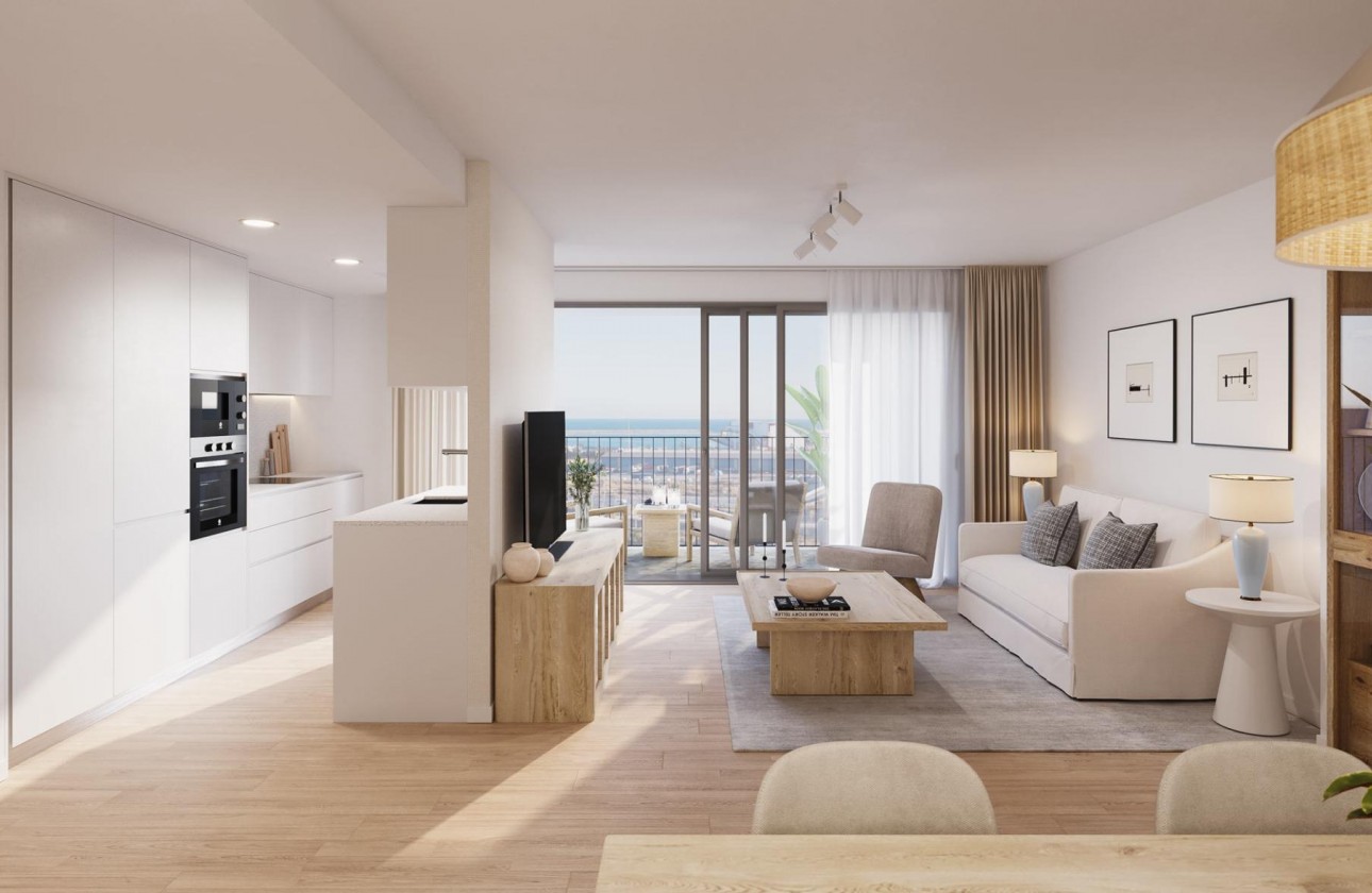 Obra nueva - Apartamento - Alicante - Benalua