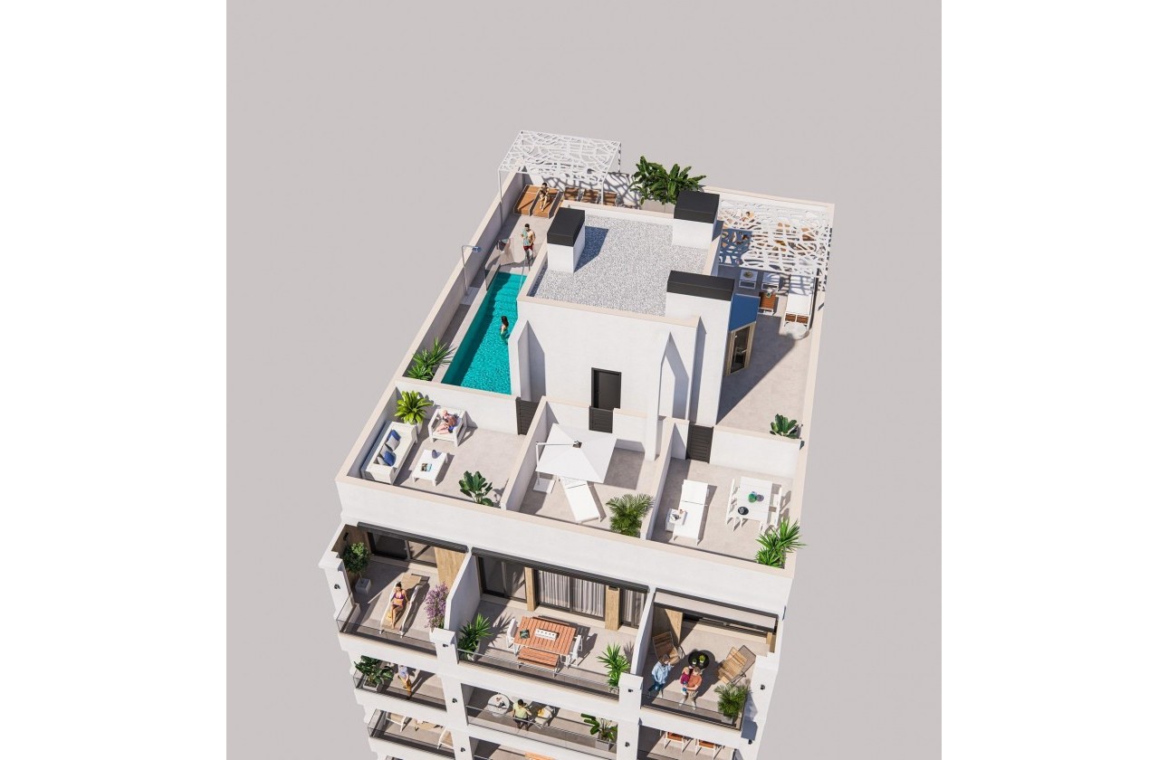 Obra nueva - Apartamento - Torrevieja - Playa de El Cura