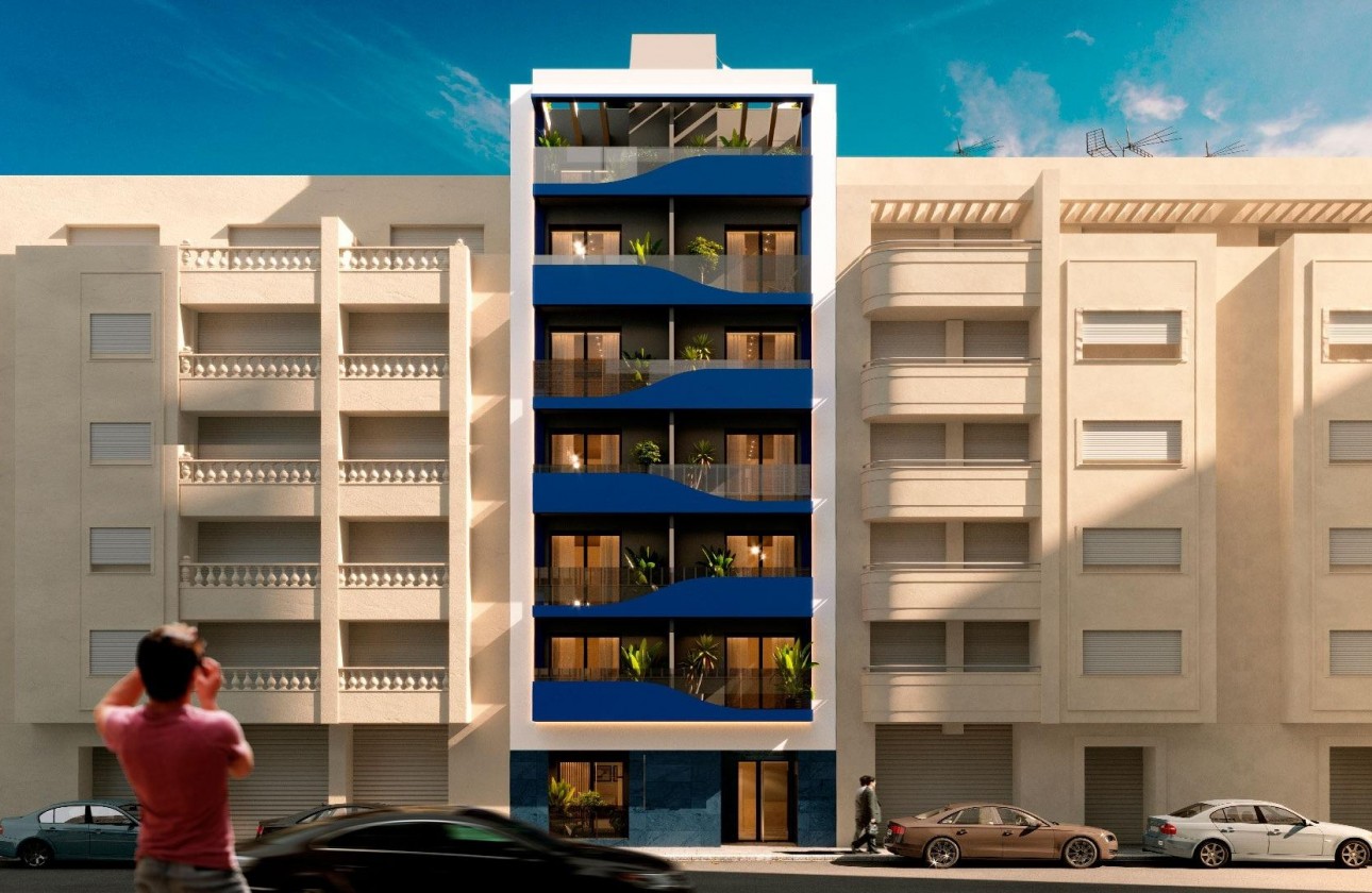 Obra nueva - Apartamento - Torrevieja - Playa del Acequión