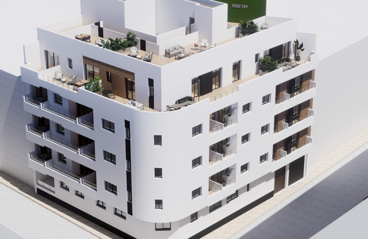 Obra nueva - Apartamento - Torrevieja - pueblo