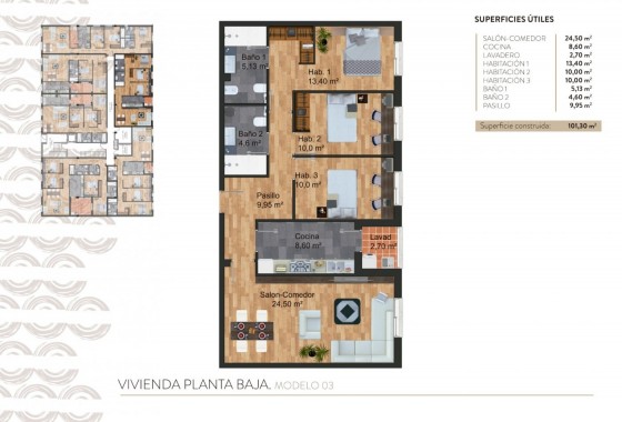 New Build - Apartment - Torre Pacheco - - Centro  -