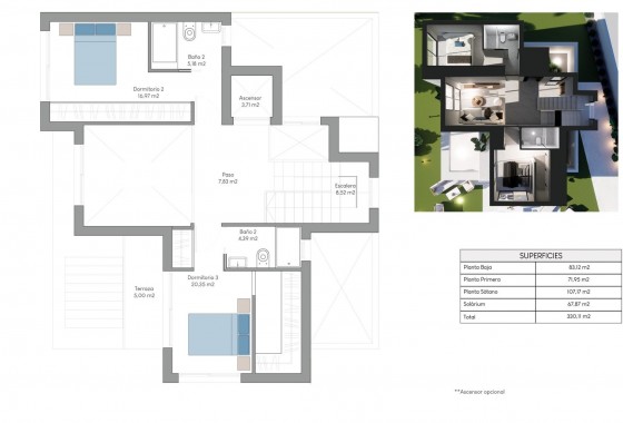 Obra nueva - Chalet - Finestrat - Balcon de finestrat