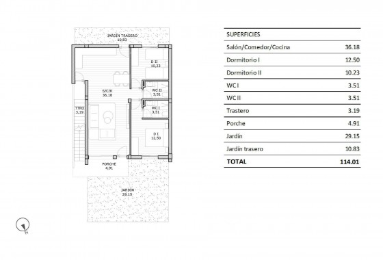 New Build - Bungalow - San Miguel de Salinas - Pueblo