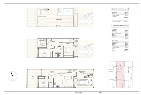 New Build - Townhouse - Pilar de la Horadada - La Torre de la Horadada