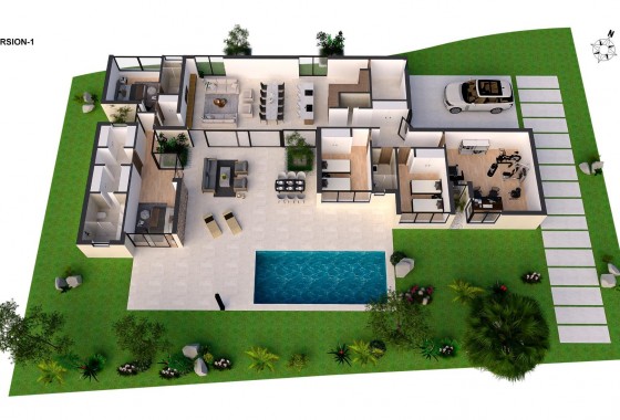 Nouvelle construction - Villa - BAÑOS Y MENDIGO - Altaona Golf And Country Village