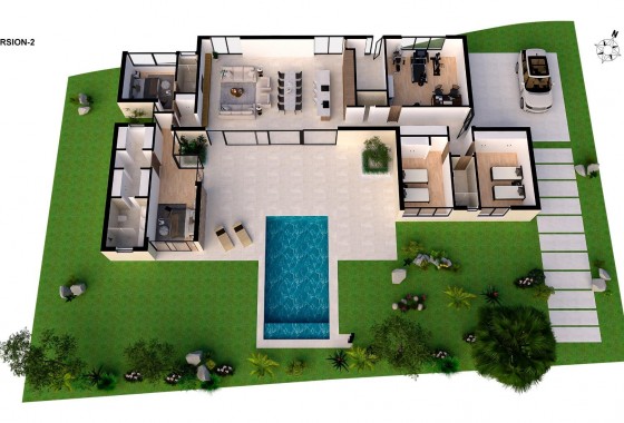 New Build - Detached Villa - BAÑOS Y MENDIGO - Altaona Golf And Country Village