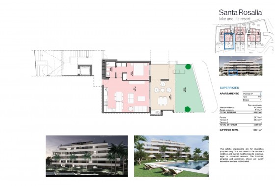 Nouvelle construction - Appartement - Torre Pacheco - Santa Rosalia Lake And Life Resort