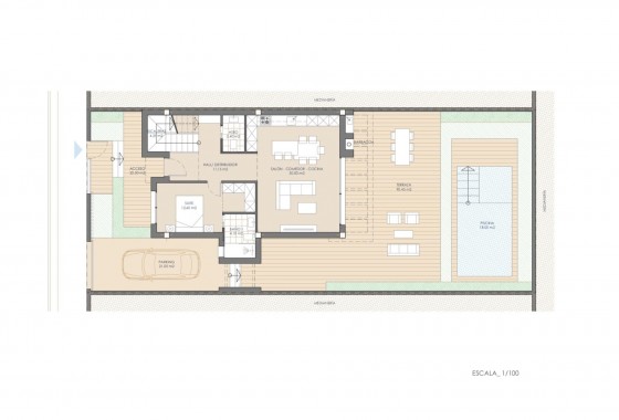 Obra nueva - Chalet - San Juan de los Terreros - Las Mimosas