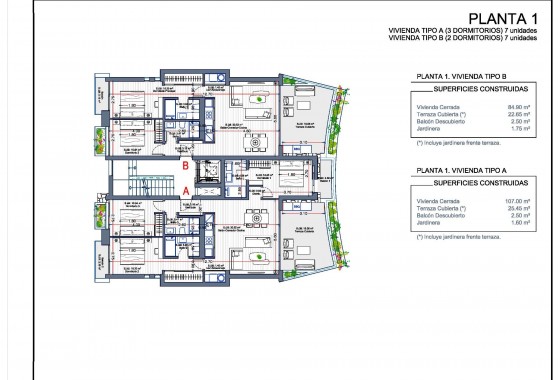 Obra nueva - Apartamento - La Manga Club - Las Orquídeas