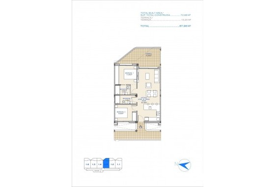 New Build - Apartment - Los Alcázares - Serena Golf