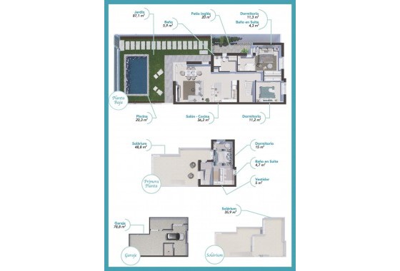 Obra nueva - Chalet - Los Alcázares - Serena Golf