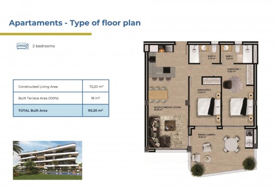 Obra nueva - Apartamento - Orihuela Costa - Punta Prima