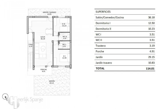 New Build - Bungalow - San Miguel de Salinas