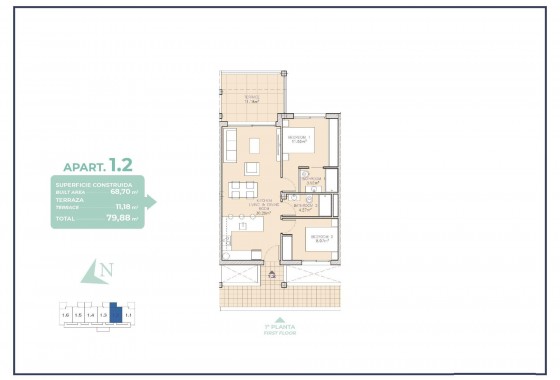 New Build - Apartment - Los Alcázares - Serena Golf