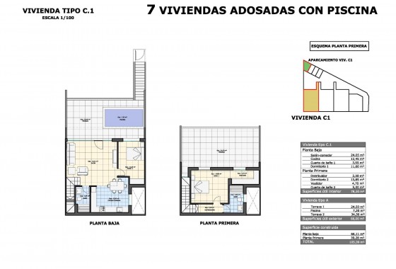 Obra nueva - Bungalow - Pilar de la Horadada - pueblo