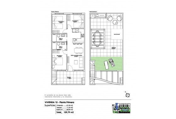 New Build - Bungalow - Pilar de la Horadada - Parque Ramon eugenio Escudero