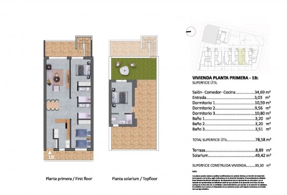 New Build - Bungalow - Pilar de la Horadada - pueblo