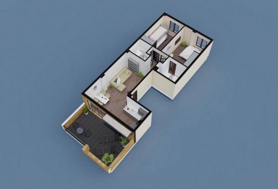 Nouvelle construction - Penthouse - Pilar de la Horadada - pueblo