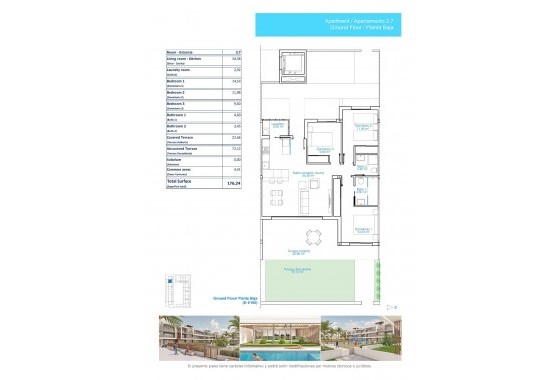 Nouvelle construction - Appartement - Pilar de la Horadada - Playa de las Higuericas