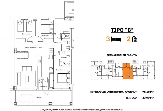 New Build - Apartment - San Miguel de Salinas - Pueblo