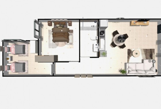 Nouvelle construction - Bungalow - Hondón de las Nieves - La Canalosa