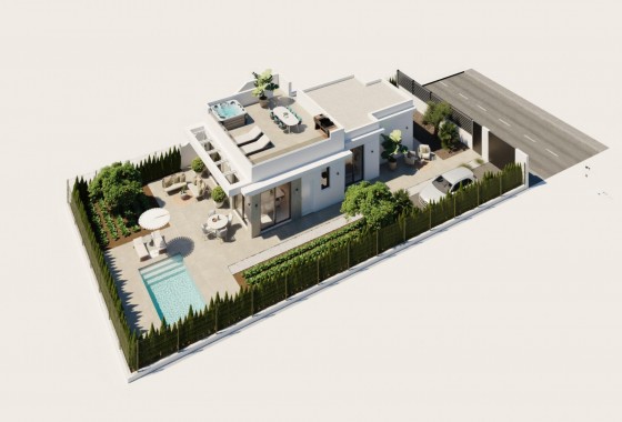 New Build - Detached Villa - Fuente alamo de Murcia - Hacienda Del Álamo Golf