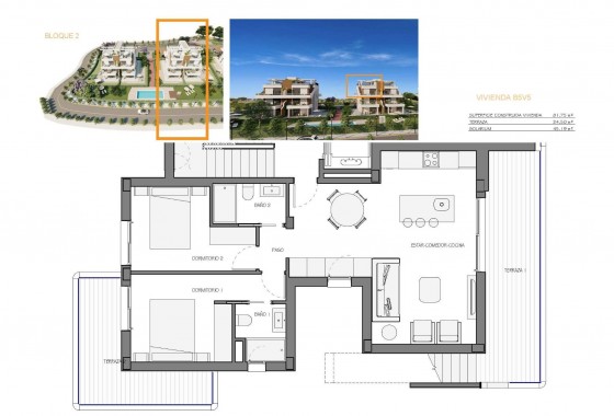 Nouvelle construction - Appartement - Fuente alamo de Murcia - Hacienda del Alamo