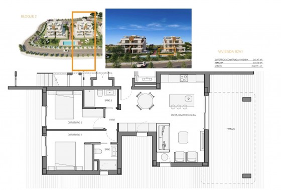 Nouvelle construction - Appartement - Fuente alamo de Murcia - Hacienda del Alamo