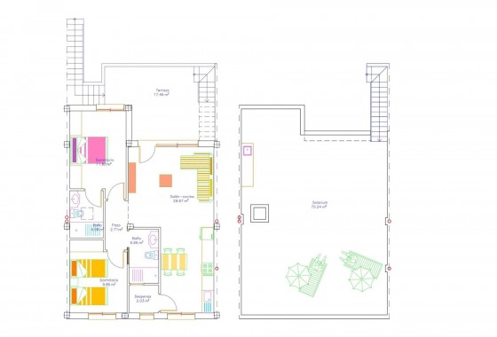 Nouvelle construction - Bungalow - San Javier - pueblo