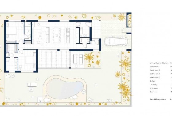 Nouvelle construction - Villa - BAÑOS Y MENDIGO - Altaona golf and country village