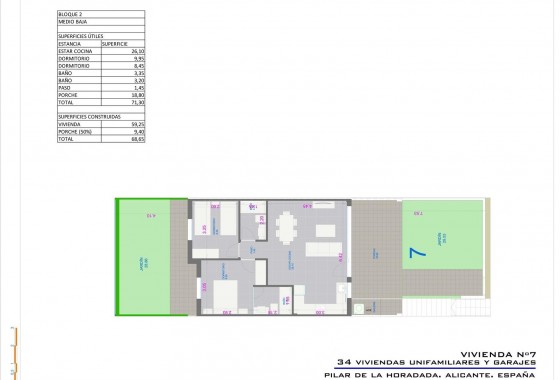 Obra nueva - Bungalow - Pilar de la Horadada - pueblo