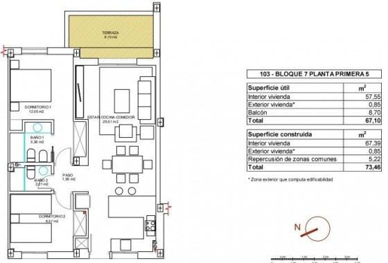 Nouvelle construction - Appartement - Vera - El Playazo