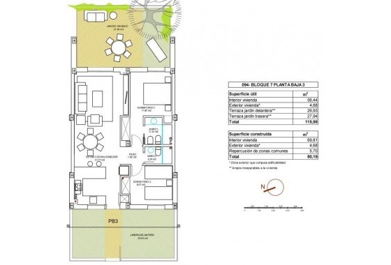 Nouvelle construction - Appartement - Vera - El Playazo