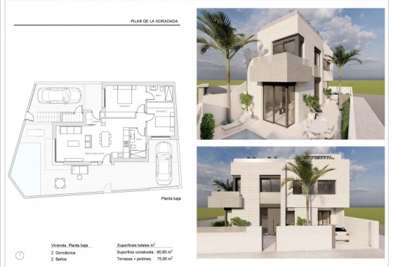 Obra nueva - Bungalow - Pilar de la Horadada - pueblo