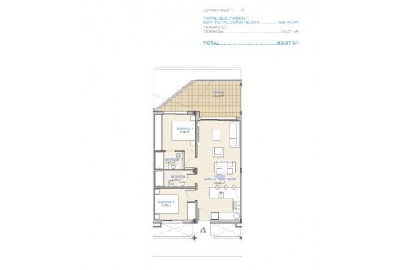 New Build - Apartment - Los Alcázares - Serena Golf