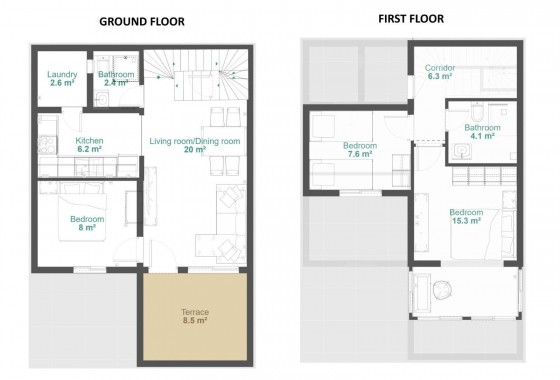 Revente - Maison mitoyenne - Orihuela Costa - Urbanización Perla del Mar
