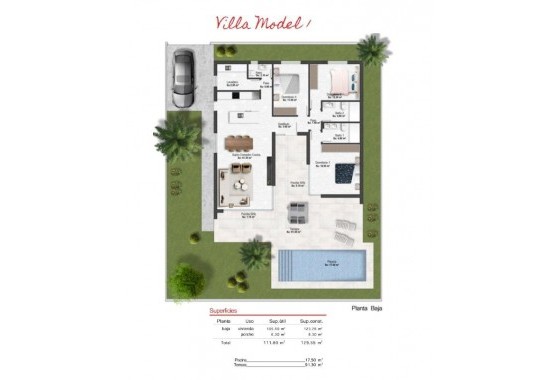 Nouvelle construction - Villa - BAÑOS Y MENDIGO - Altaona golf and country village