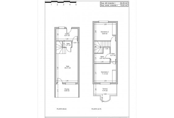 Resale - Townhouse - Ciudad Quesada/Rojales - Ciudad Quesada