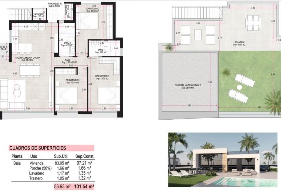 Nouvelle construction - Villa - Alhama de Murcia - Condado de Alhama