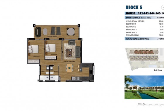 Nouvelle construction - Appartement - Los Alcázares - La Serena Golf