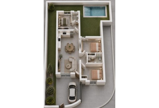 Nouvelle construction - Maison mitoyenne - Mazarron - Country Club
