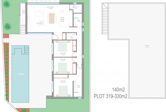 Obra nueva - Chalet - San Javier - Parque del doce
