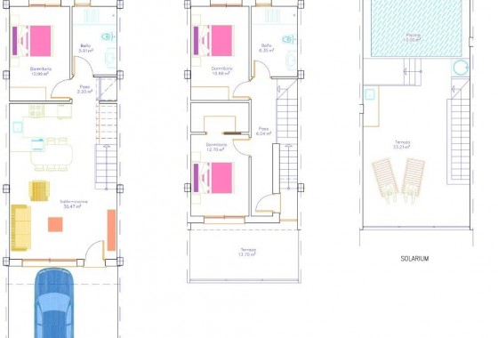 Nouvelle construction - Maison mitoyenne - San Pedro del Pinatar - Pueblo