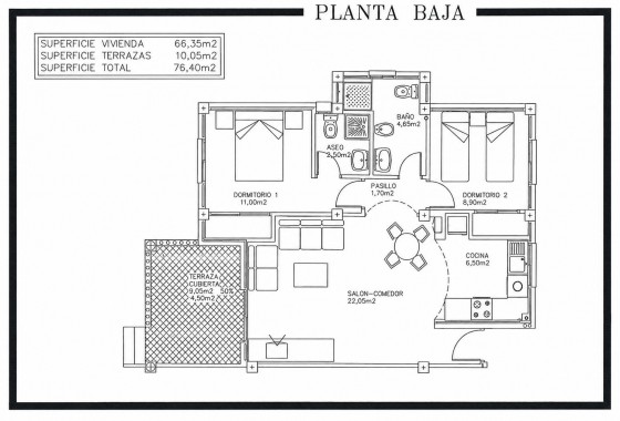 Revente - Appartement - Orihuela Costa - Lomas de Cabo Roig
