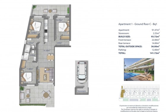 Nouvelle construction - Appartement - Los Alcázares - Los Narejos