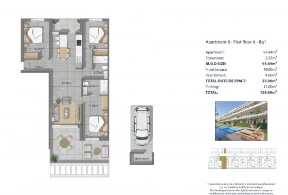 Nouvelle construction - Appartement - Los Alcázares - Los Narejos