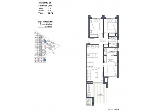 Nouvelle construction - Appartement - Los Alcázares - Serena Golf