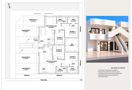 Nouvelle construction - Bungalow - San Pedro del Pinatar - Los Peñascos